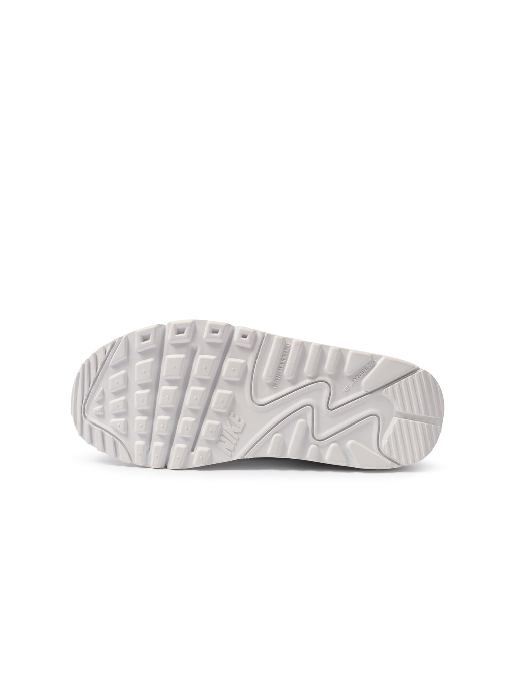 Nike Big Kids Airmax 90 LTR - White/White