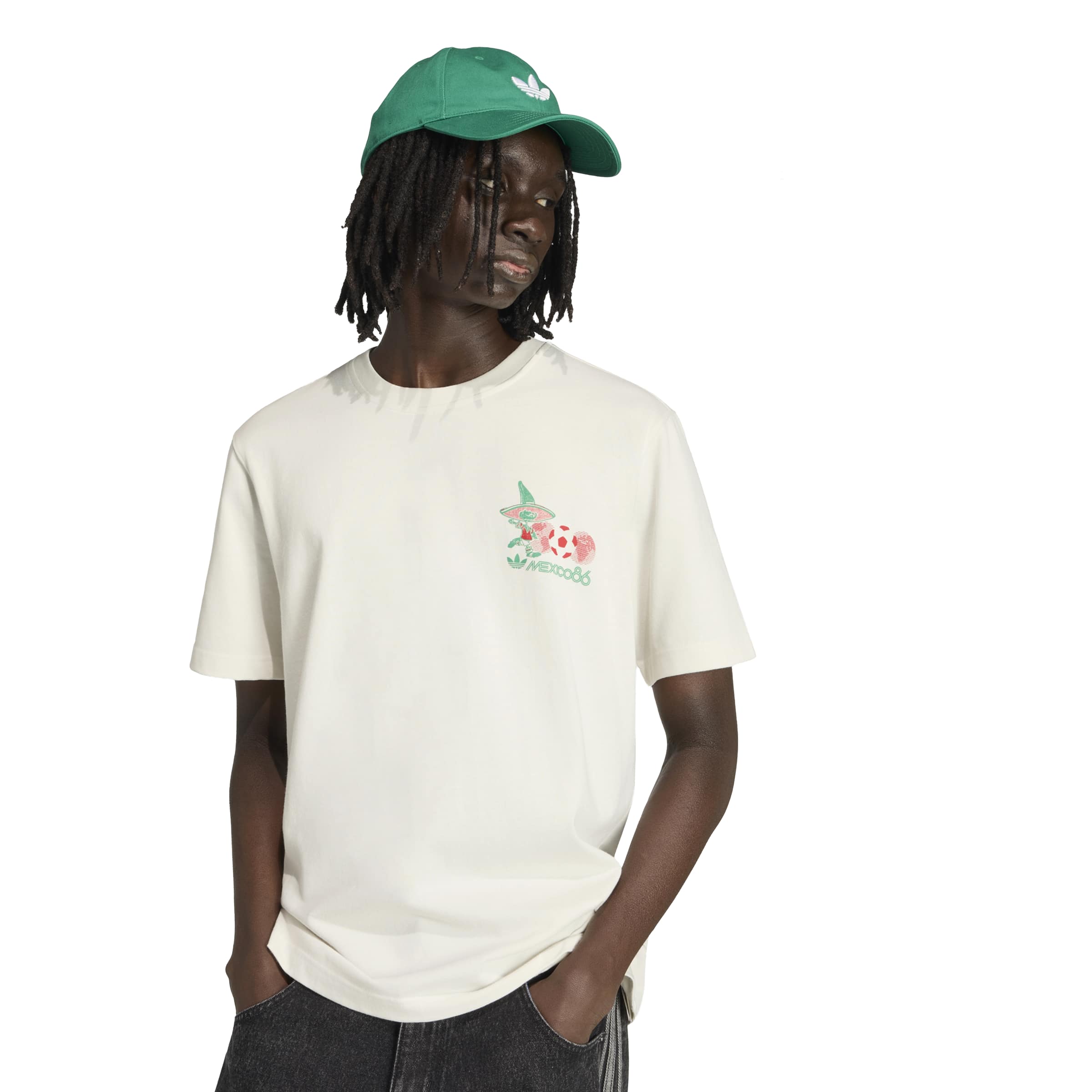 Adidas Mens Mascot Tee - Cloud White