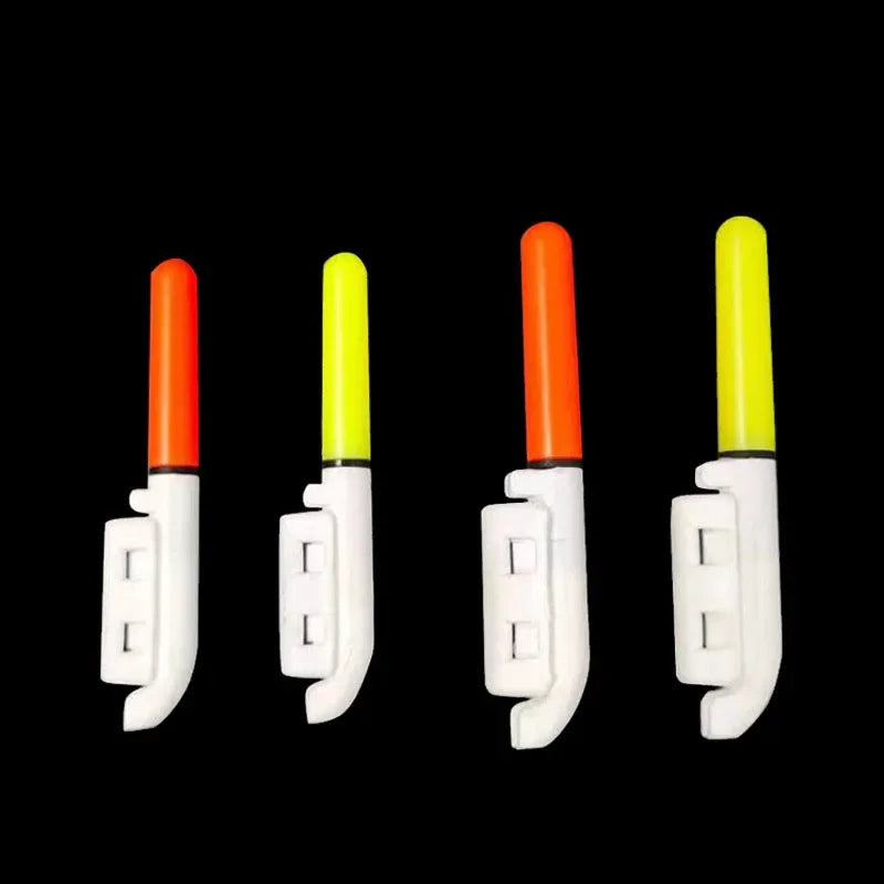 5 pcs/lot Electronic Light Stick With 5 Rechargeable battery cr322 cr425 Clip on Fishing Rod  Waterproof Lamp Night Fishing J525