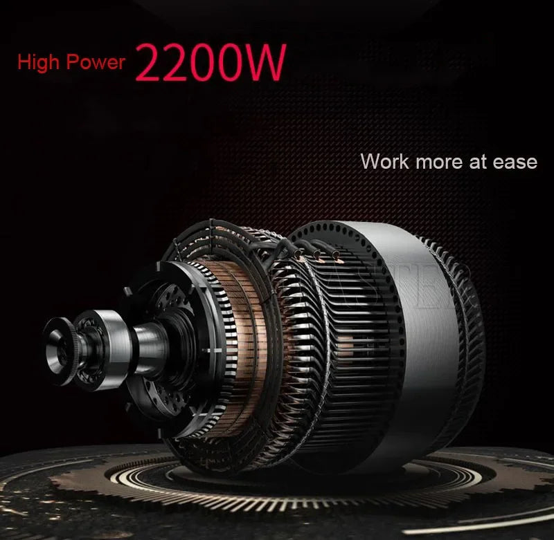 BURUIMU Electric Meat Slicer 2200W Commercial Meat Cutter  Stainless Steel Blades Food Cutting Slicing Kitchen Machine