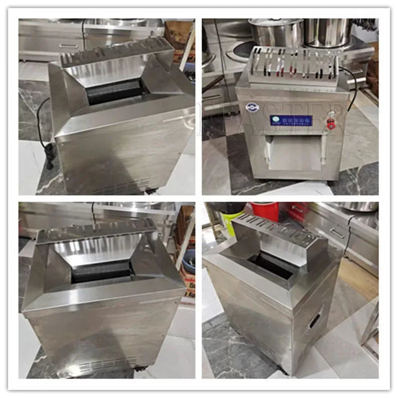 BURUIMU Electric Meat Slicer 2200W Commercial Meat Cutter  Stainless Steel Blades Food Cutting Slicing Kitchen Machine