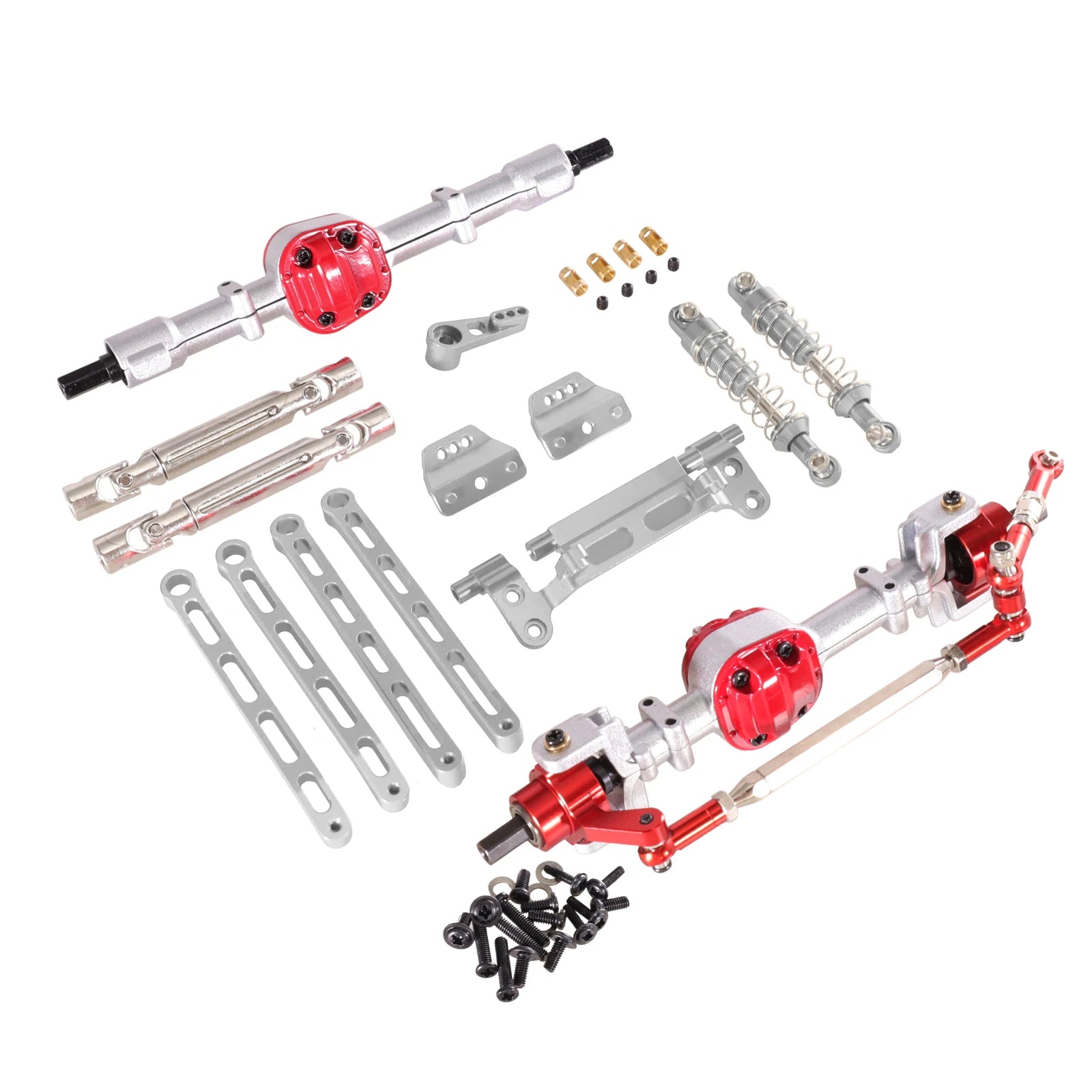 Used For MN Model 1/12 MN82 LC79 MN78 RC Car Parts Metal Upgrade Front And Rear Assembly Kit