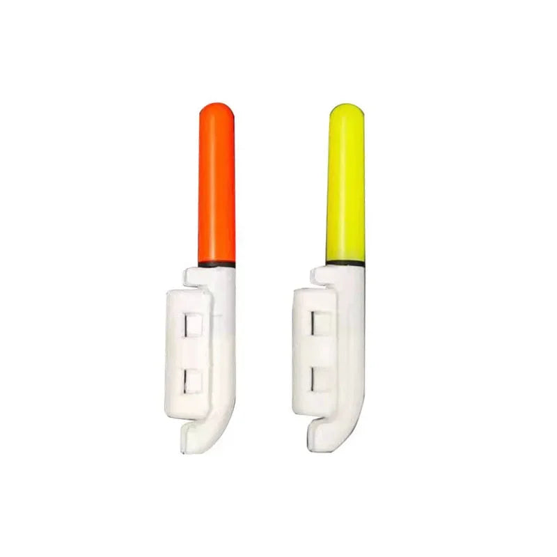 10 pcs/lot Light Stick With Rechargeable battery CR3322 CR425 Clip on Fishing Rod Tip Waterproof Glowing Lamp D002