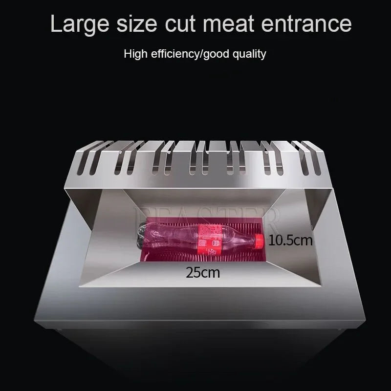 BURUIMU Electric Meat Slicer 2200W Commercial Meat Cutter  Stainless Steel Blades Food Cutting Slicing Kitchen Machine