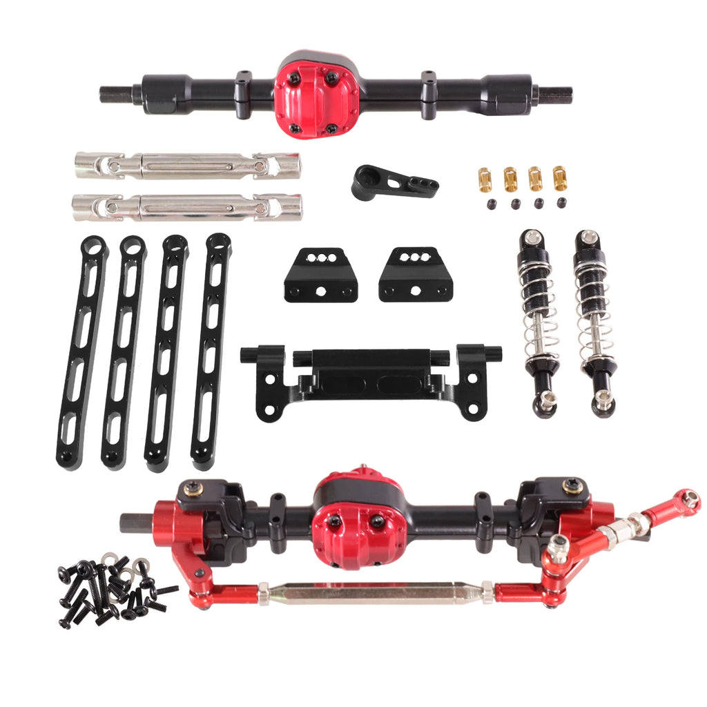 Used For MN Model 1/12 MN82 LC79 MN78 RC Car Parts Metal Upgrade Front And Rear Assembly Kit