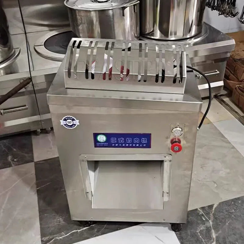 BURUIMU Electric Meat Slicer 2200W Commercial Meat Cutter  Stainless Steel Blades Food Cutting Slicing Kitchen Machine