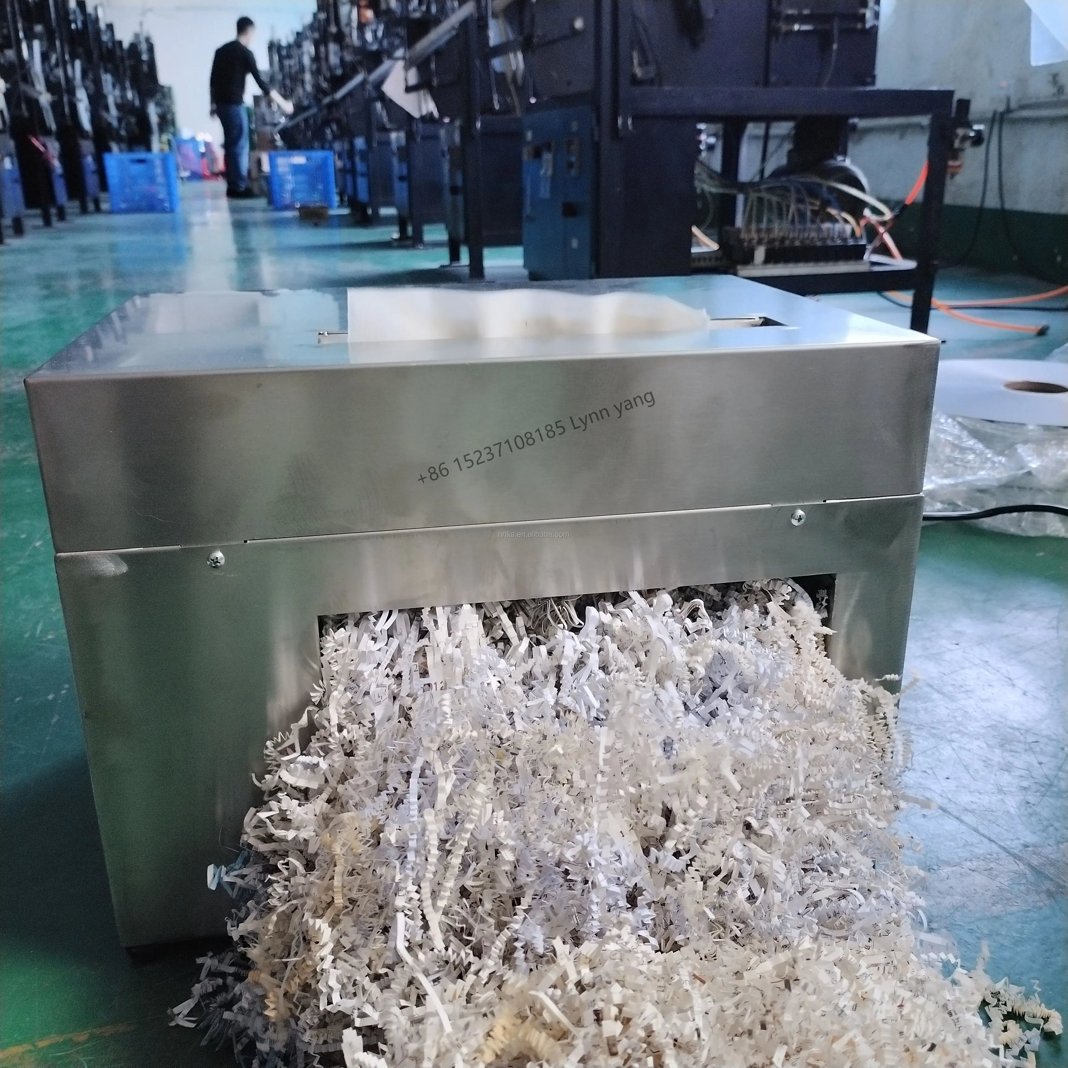 Commercial Craft Crinkle Paper Shredder Machine Straight Raffia Paper for Box Filler Crinkle Cut Machine Paper Shredder