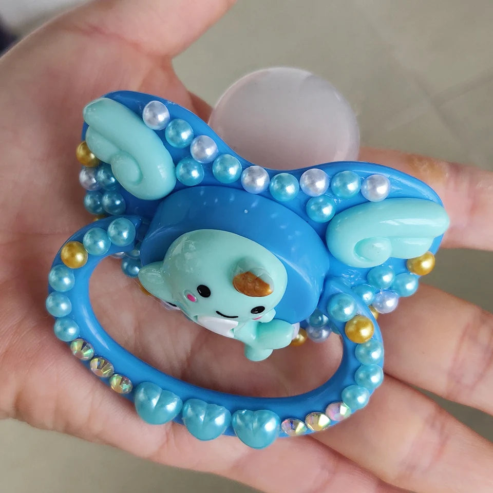 Adult Baby Size Pacifier DDLG Soft Silicone Daddy Girl Dummy Dom Little Space Cute Wing
