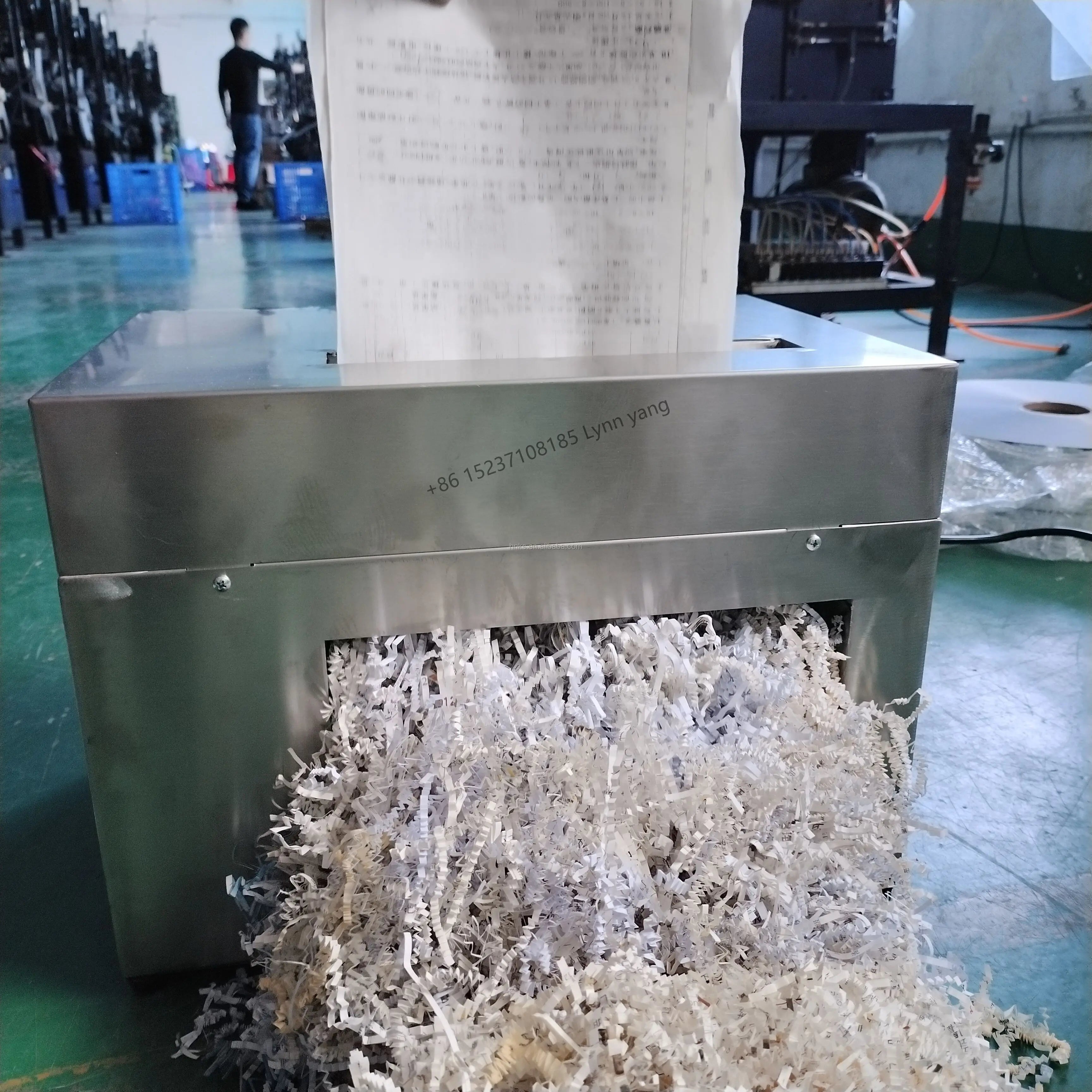 Commercial Craft Crinkle Paper Shredder Machine Straight Raffia Paper for Box Filler Crinkle Cut Machine Paper Shredder
