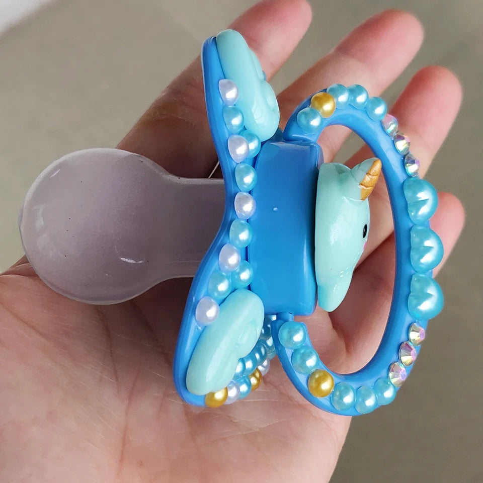 Adult Baby Size Pacifier DDLG Soft Silicone Daddy Girl Dummy Dom Little Space Cute Wing