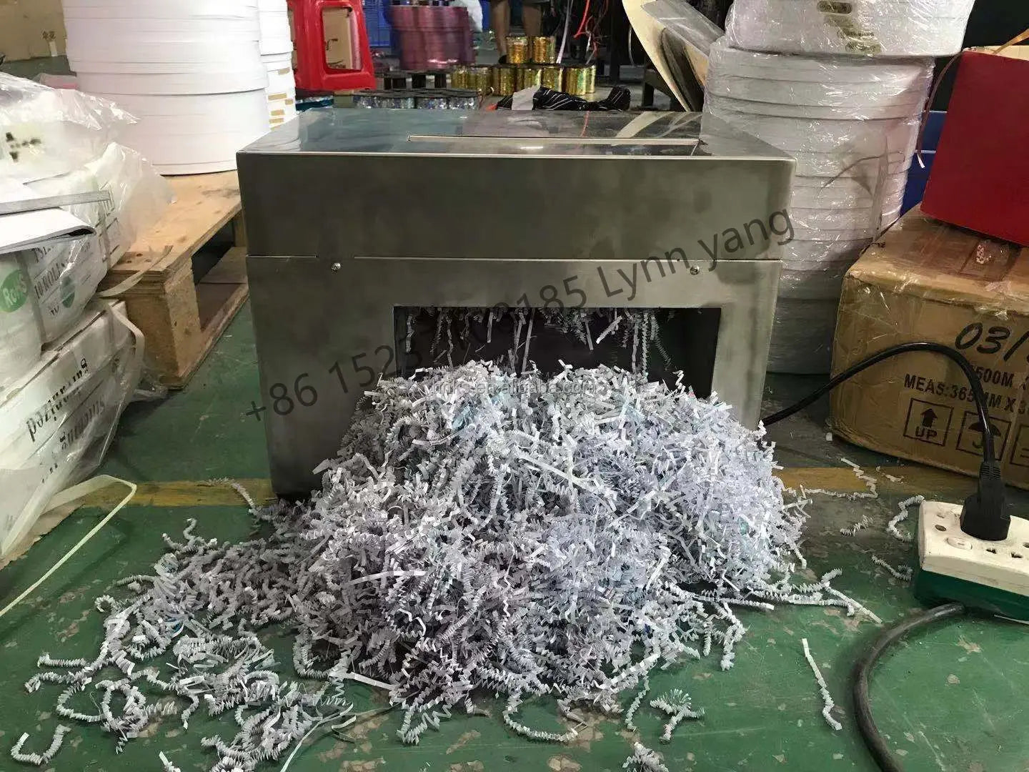 Commercial Craft Crinkle Paper Shredder Machine Straight Raffia Paper for Box Filler Crinkle Cut Machine Paper Shredder