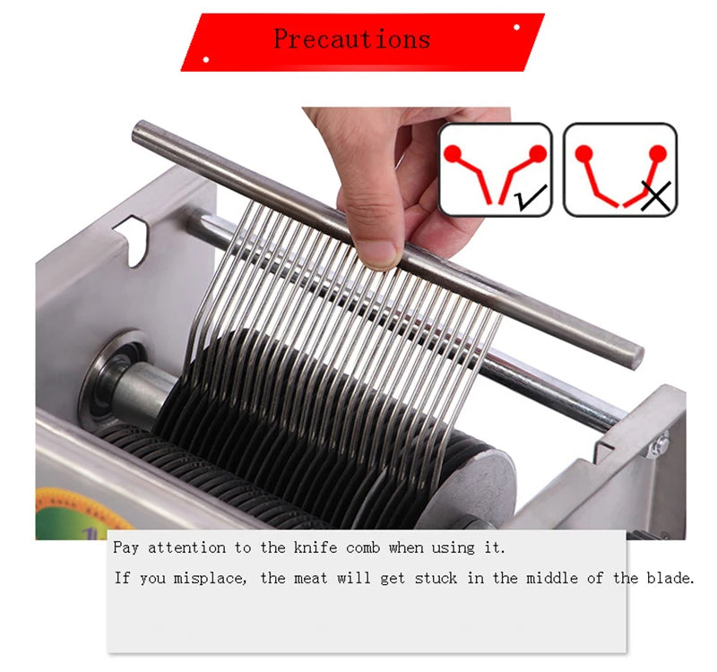 Wholesale Price Desktop Stainless Steel Electric Fresh Meat Shredding   Machine/drawer Type Meat Slicer