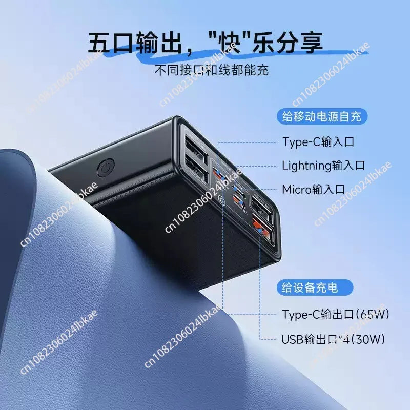 Digital Display 30000mAh Quick 65W Mobile Charger Power Bank For Baseus