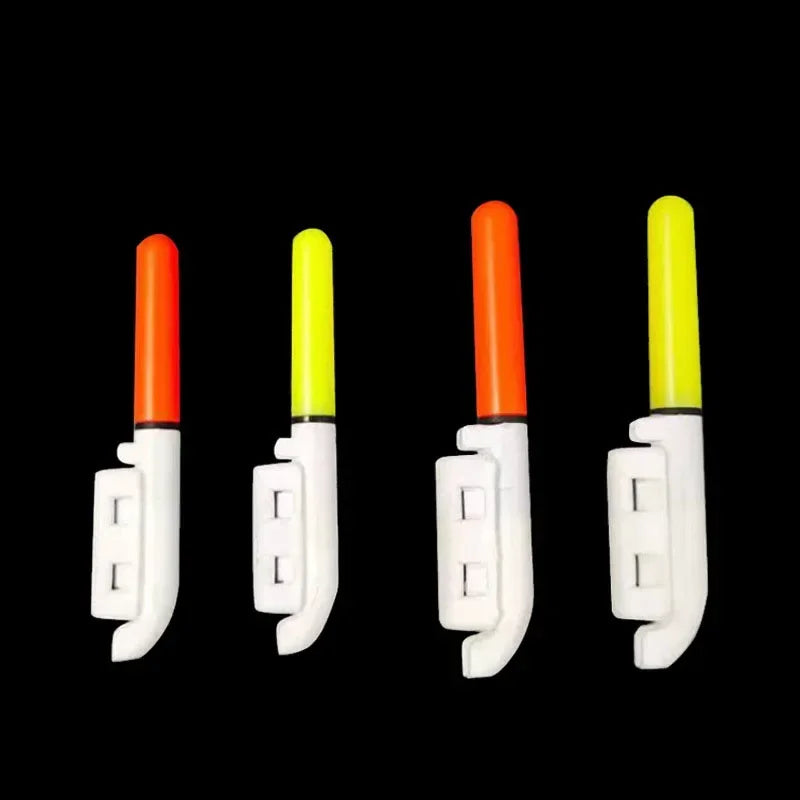 5 pcs/lot Electronic Light Stick With 5 Rechargeable battery cr322 cr425 Clip on Fishing Rod  Waterproof Lamp Night Fishing J525