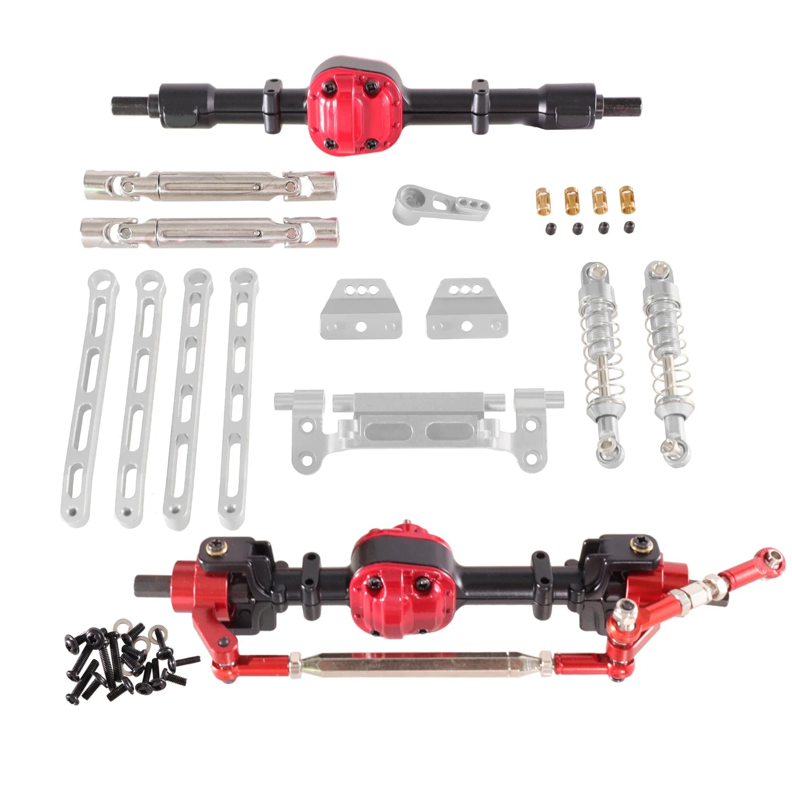 Used For MN Model 1/12 MN82 LC79 MN78 RC Car Parts Metal Upgrade Front And Rear Assembly Kit