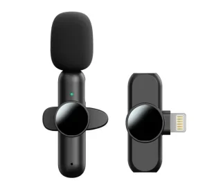 Mini Wireless Lavalier Microphone USB C Noise Cancellation Lapel Mic for iPhone 17/16/15 Video Recording Vlog