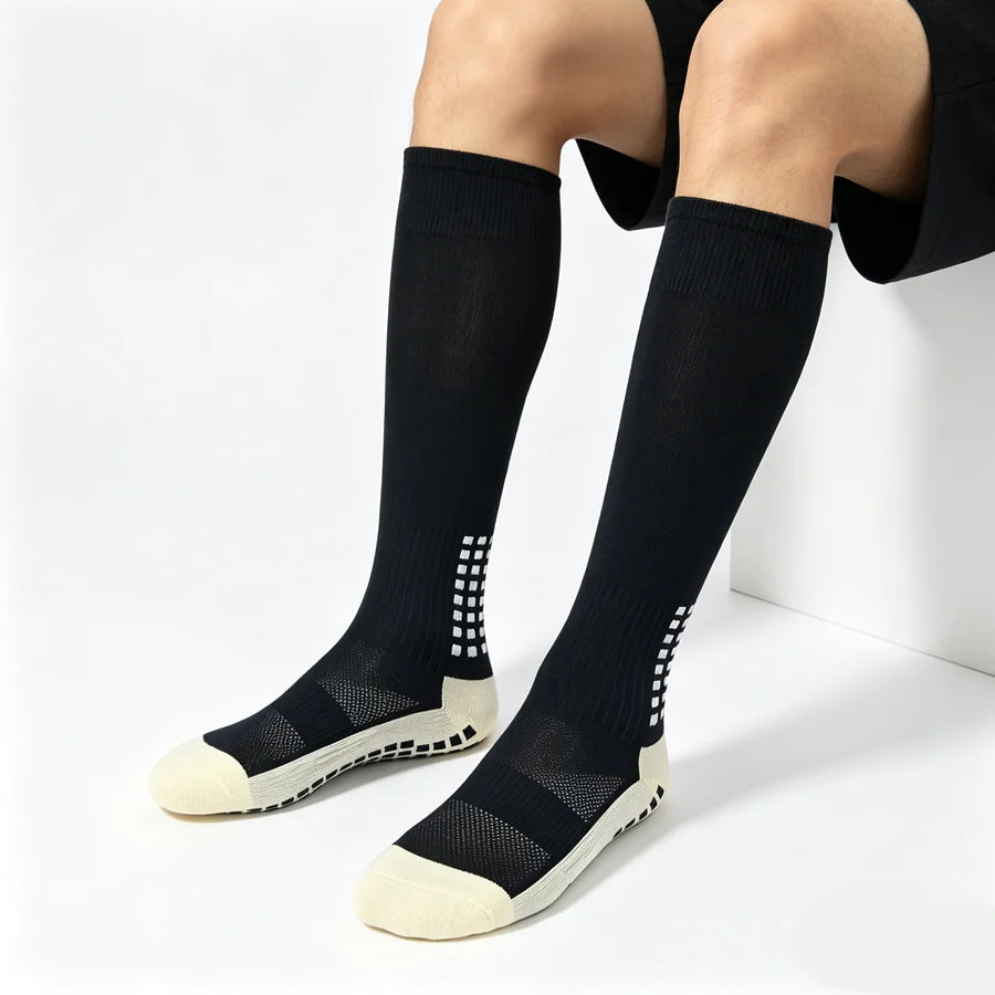 1/5/10pairs Unisex Non Slip Sport Socks For Football Basketball Baseball Rugby Soccer Training