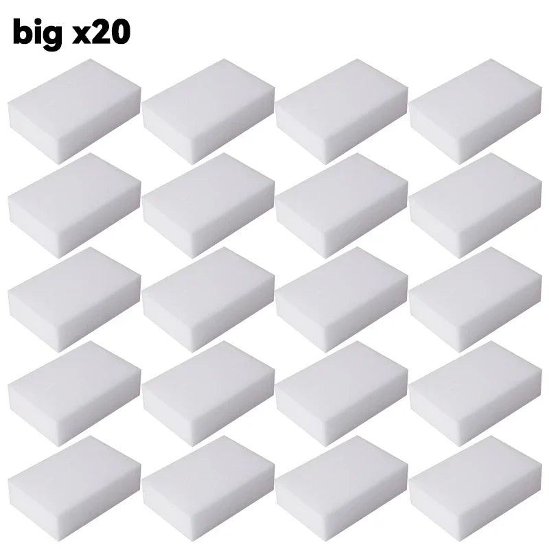 5 or 50pcs Magic Melamine Sponge Eraser Cleaner Strong Absorbent Kitchen Bathroom Cleaning Tools Household Supplies Sponges