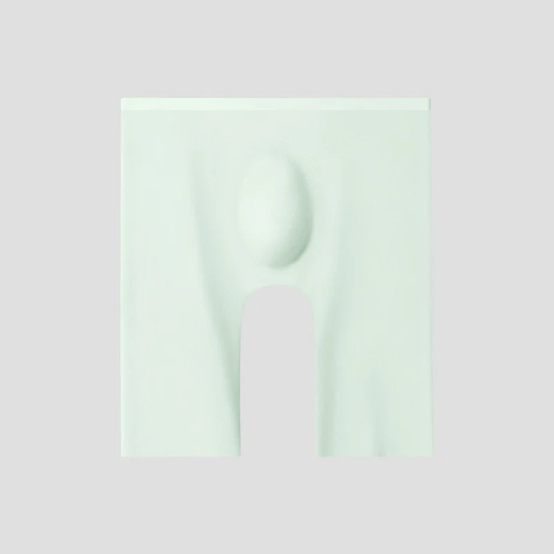 3-Pack of Men's Ice Silk Underwear, Sports Men's Summer Thin Boxer Briefs, Extended Anti-Wear Legs, Traceless Running Quick-Dryi