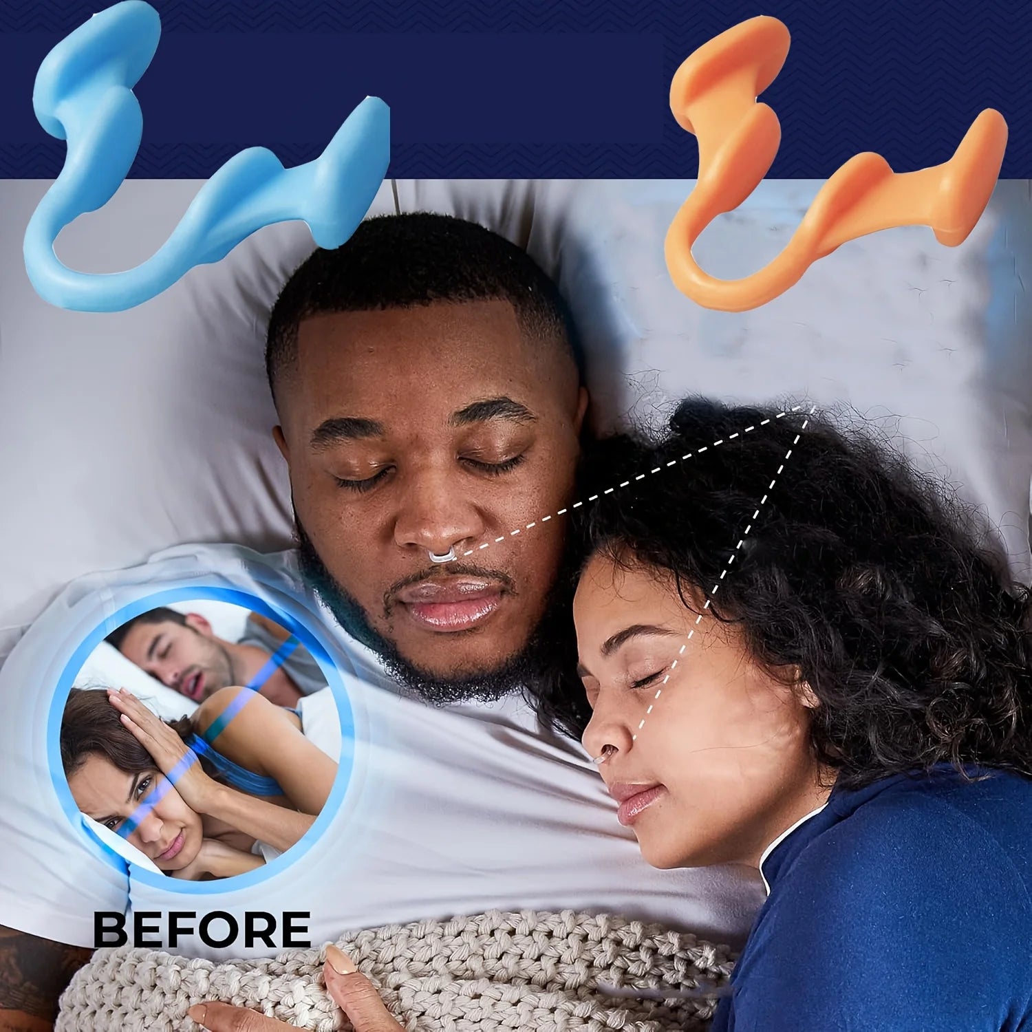 2-10pc Silicone Anti-Snoring Corrector Sleep Aid Nose Expanders Improve Sleeping Quality Relief Nasal Clip Stop Snoring Device