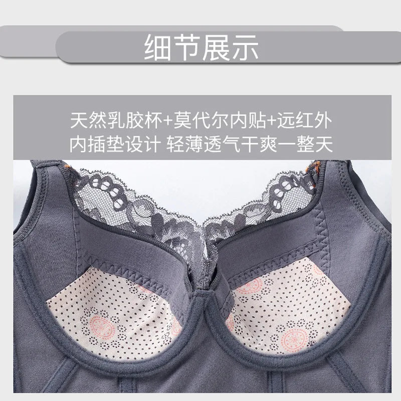 Women Bra Thin Underwire Push Up Large Size Adjustable Underwear Breast Receiving Minimizer Bra 75 80 85 90 B C D E
