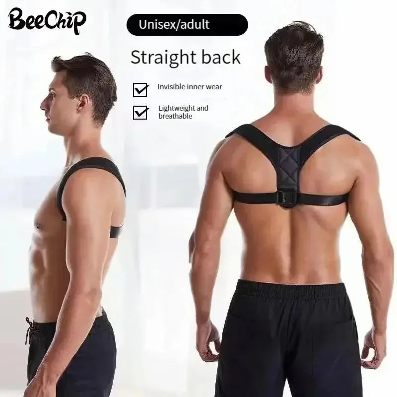 Back Posture Correction Belt – Hunchback Prevention & Sitting Posture Correction, Unisex Breathable Body Shaping Support