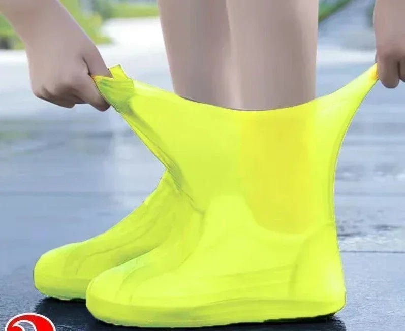 Reusable Waterproof Rain Shoe Covers Non-Slip Overshoes for Men & Women Outdoor Fishing Commute & Household Use Home Garden