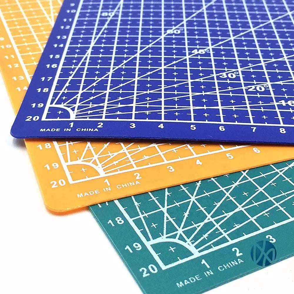PVC A3 A4 A5 PVC Cutting Mat Cutting Board Workbench Patchwork Sewing Manual DIY Engraving Double-side Pad Leather Craft Tool