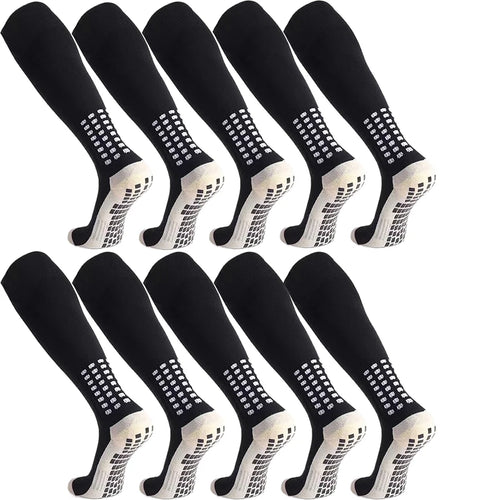 1/5/10pairs Unisex Non Slip Sport Socks For Football Basketball Baseball Rugby Soccer Training