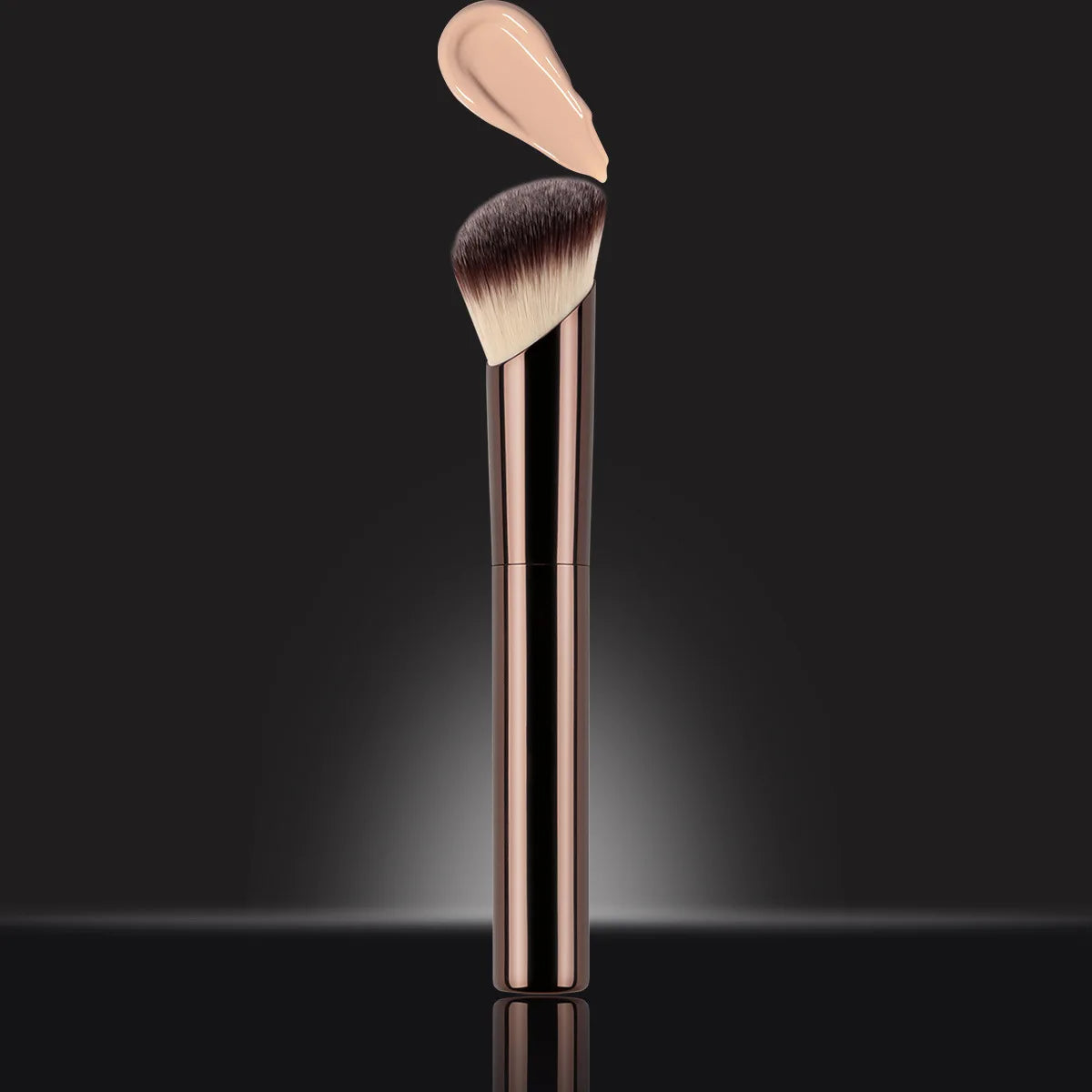 Hourglass Makeup Brush- No.21 Ambient Soft Glow Foundation Brush Soft Fiber Hair Fashion Design Single Face Brush
