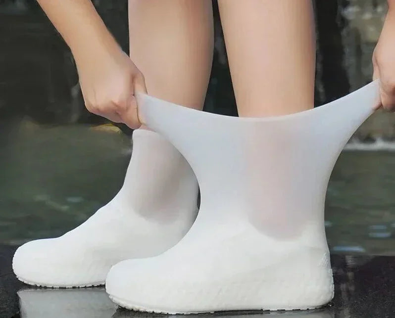 Reusable Waterproof Rain Shoe Covers Non-Slip Overshoes for Men & Women Outdoor Fishing Commute & Household Use Home Garden