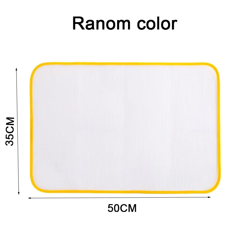 1pc Cloth Protective Press Mesh Insulation Ironing Board Mat Cover Against Pressing Pad Mini Iron Random Colors