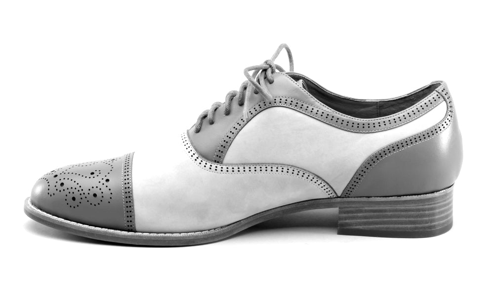 Dandy Men's Vintage Cap Toe Oxfords (Sage/Buff)