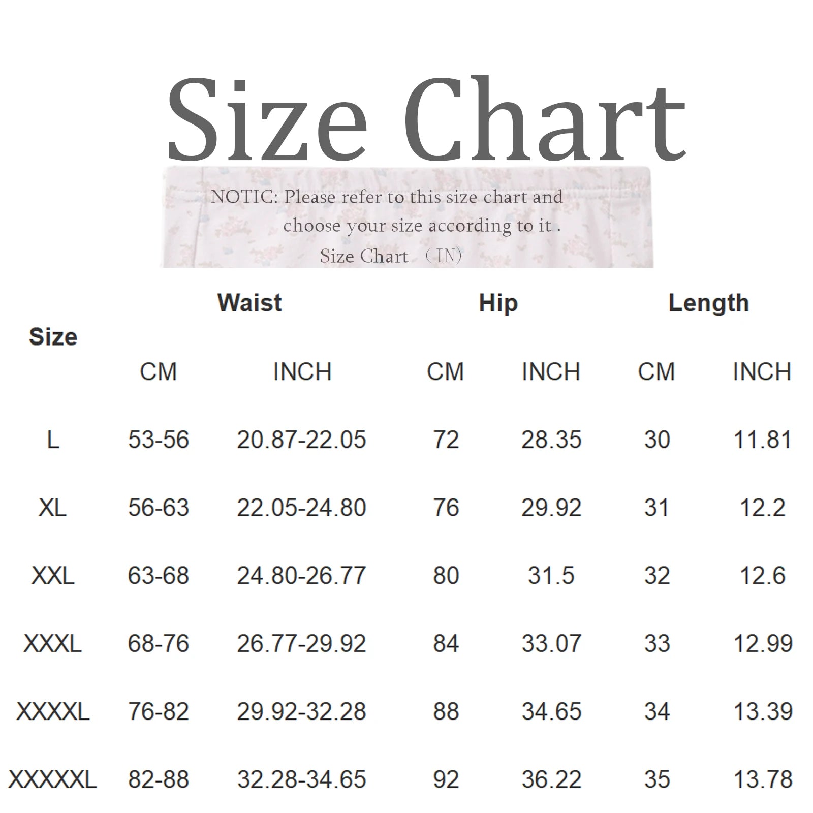 Floral Printed Women's Underwear High Waist Plus Size Ladies Briefs Breathable Thin Soft Daily Wear Comfortable Female Panties