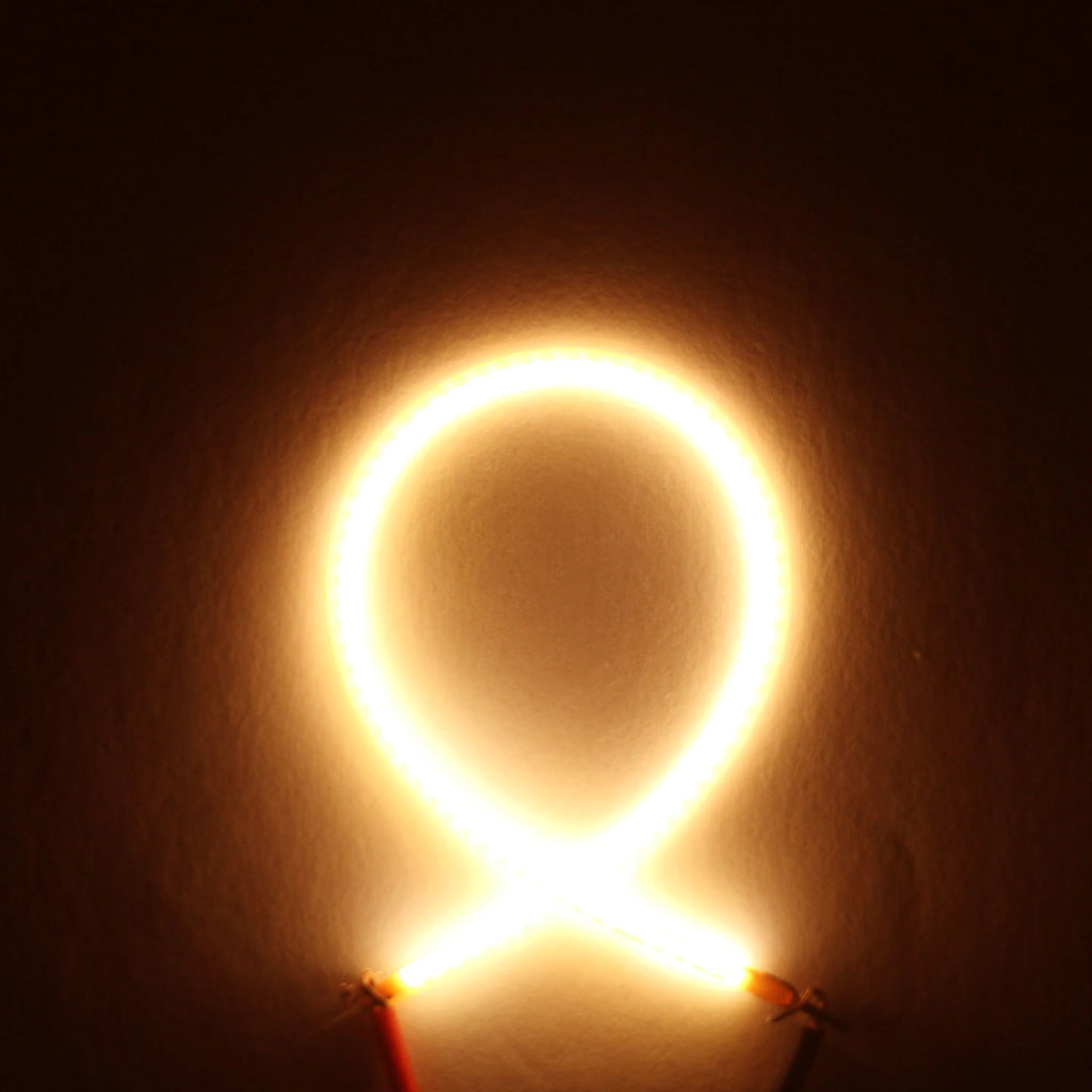 100pcs LED Filament Lamp Parts DC3V 145mm Warm Retro Edison Bulb LED Diodes Flexible Filament For Christmas Decorative Lamp