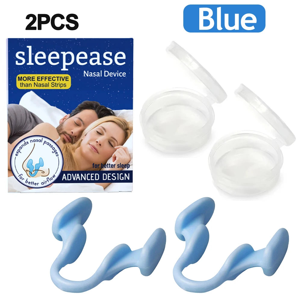 2-10pc Silicone Anti-Snoring Corrector Sleep Aid Nose Expanders Improve Sleeping Quality Relief Nasal Clip Stop Snoring Device