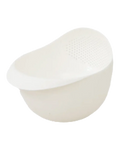1PC- Silicone Colander Rice Bowl Drain Basket Fruit Bowl Washing Drain Basket with Handle Washing Basket Home Kitchen Organizer