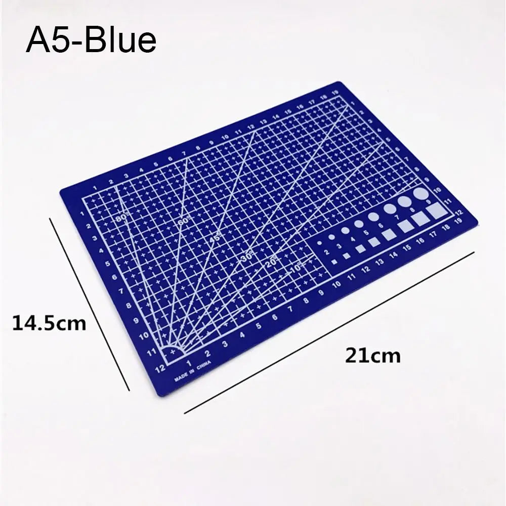 PVC A3 A4 A5 PVC Cutting Mat Cutting Board Workbench Patchwork Sewing Manual DIY Engraving Double-side Pad Leather Craft Tool