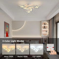 room Ceiling Light, 3 Light Mode 3000K/4500K/6000K White Acrylic Close to Ceiling Light Fixtures, Stars Cartoon Flush Mount Cei