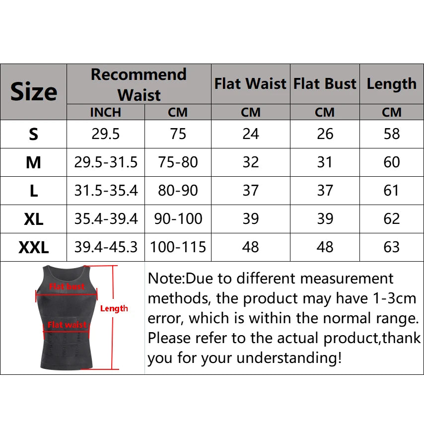 YBFDO Men Shapewear Undershirt Slimming Belly Shapewear Tummy Control Undershirt Body Shaper Waist Corset Tank Tops Underwear