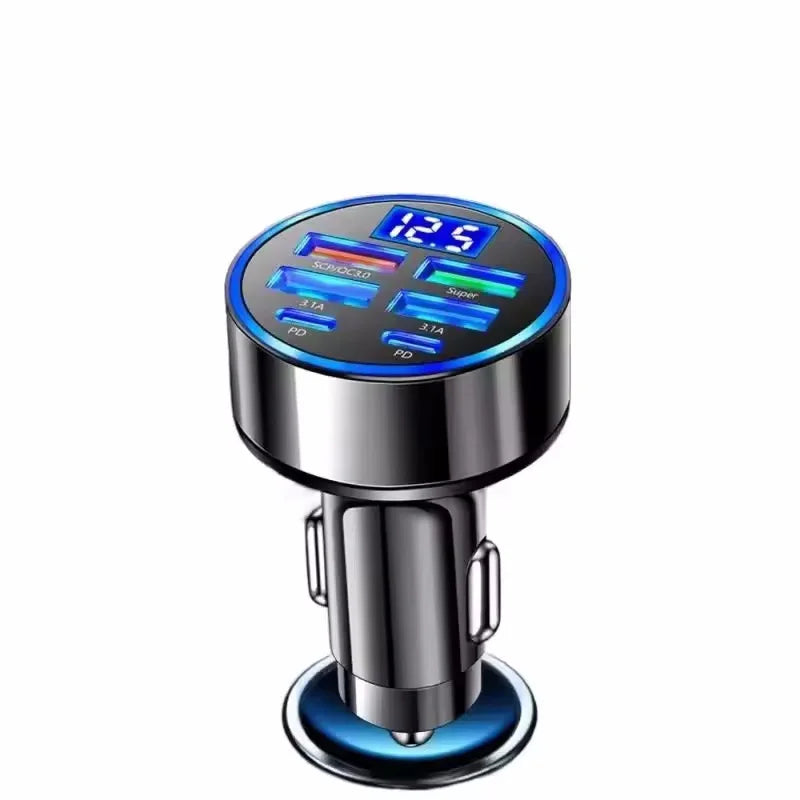 350W USB Car Charger PD QC3.0 USB C Car Phone Charger Type C Adapter for iPhone Samsung Huawei Xiaomi Quick Charge ﻿