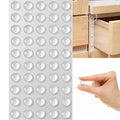 100Pcs Self Adhesive Door Stopper Rubber Damper Buffer Cabinet Bumpers Silicone Furniture Pads Cushion Protective Pads