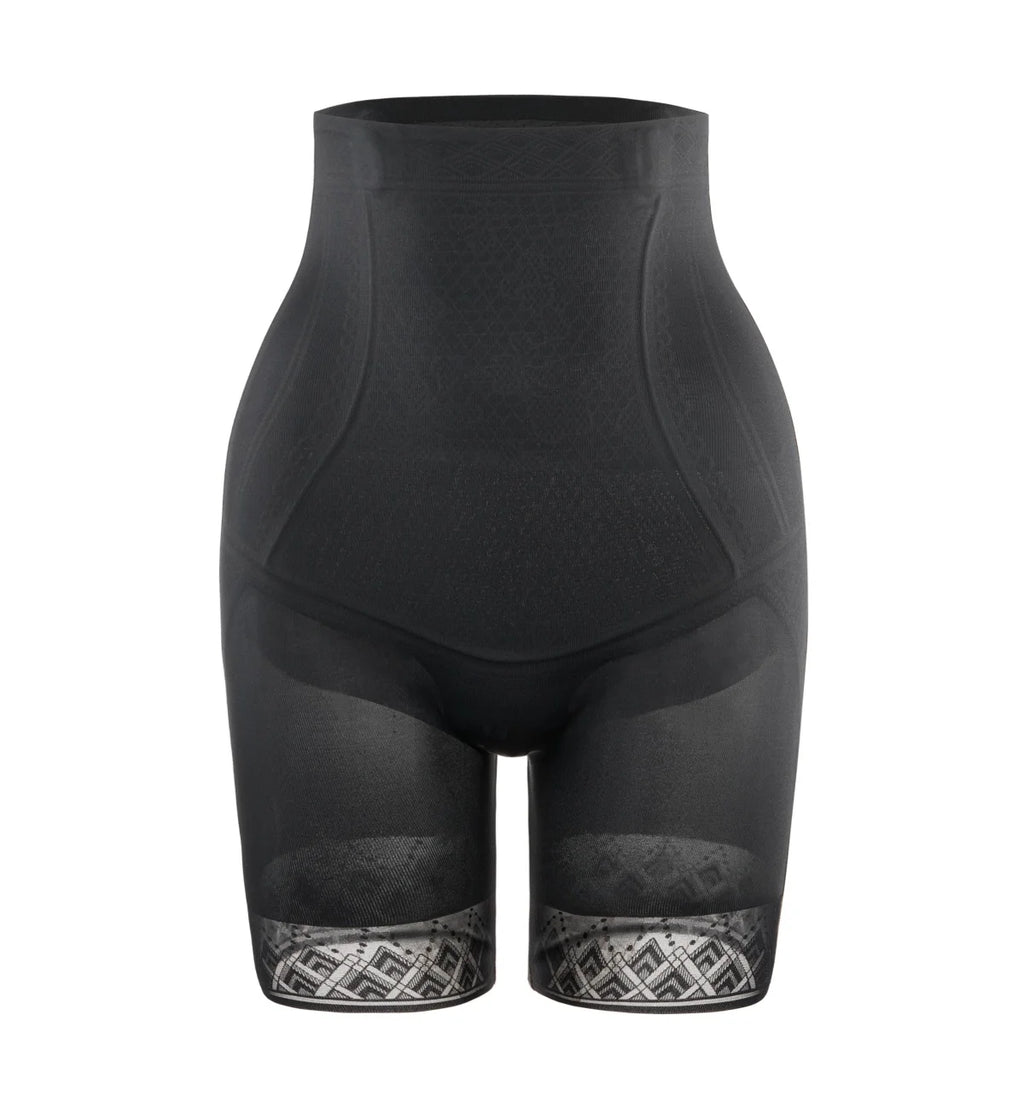 Women High Waist Seam-free Waist Trainer Body Shaper Briefs Firm Control Tummy Thong Shapewear Panties Girdle Slimming Underwear