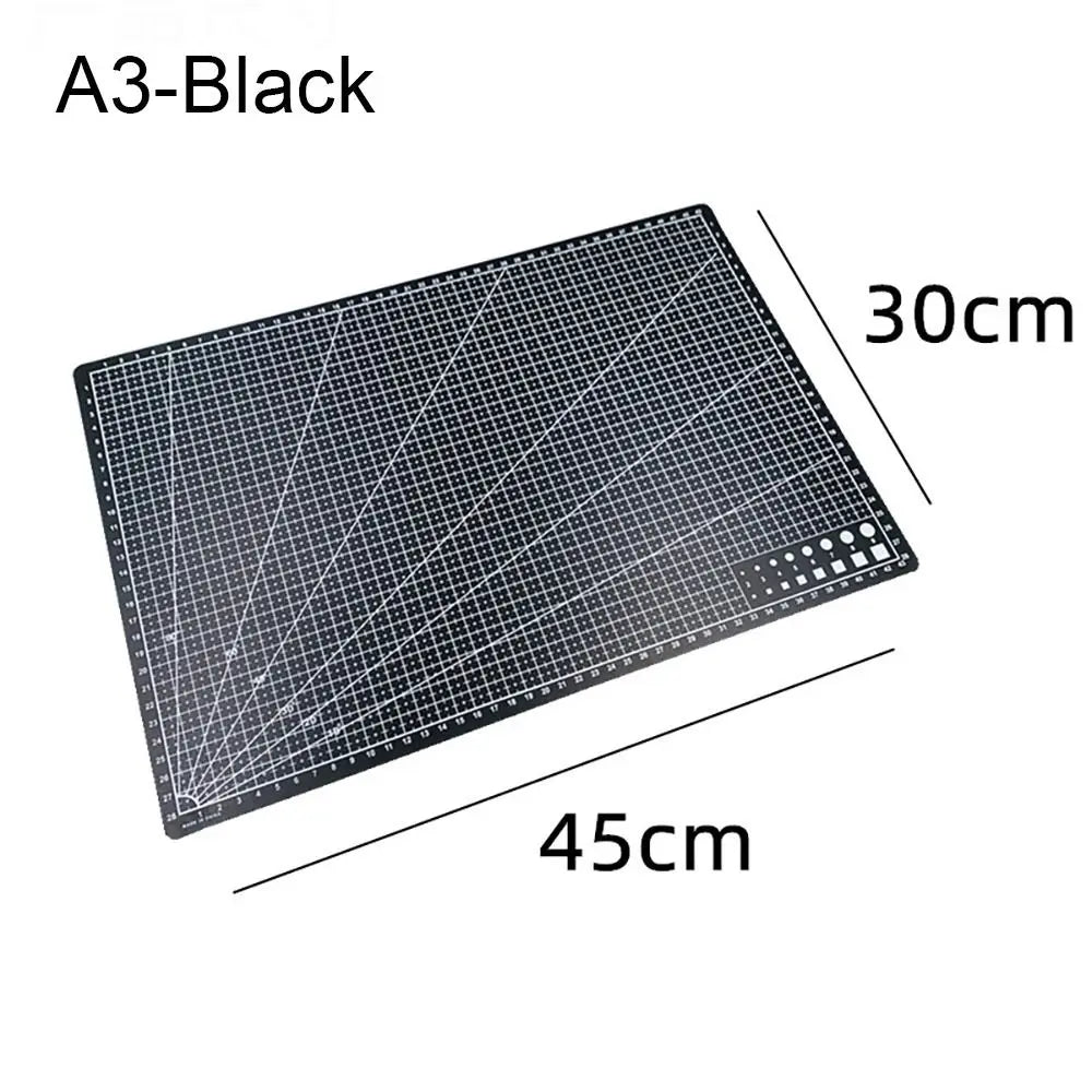 PVC A3 A4 A5 PVC Cutting Mat Cutting Board Workbench Patchwork Sewing Manual DIY Engraving Double-side Pad Leather Craft Tool