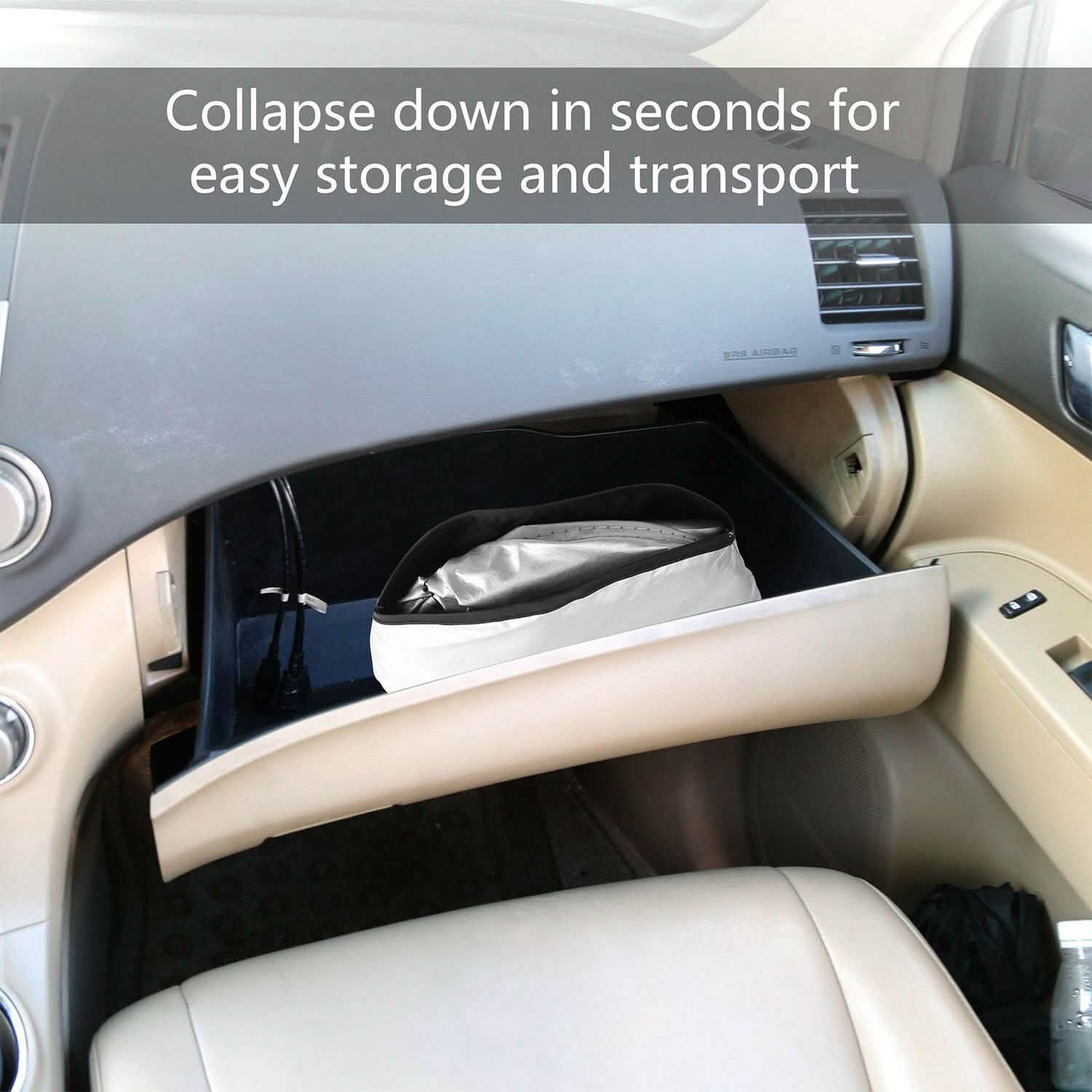 Foldable Car Windshield Visor Sunshade