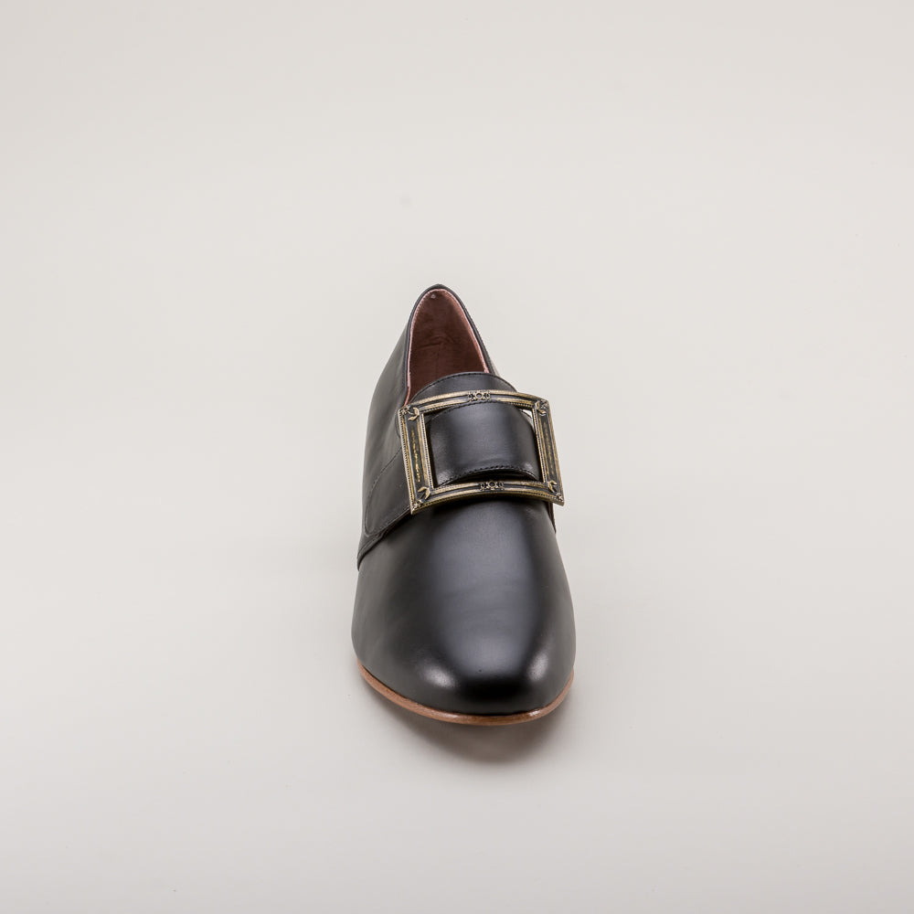 Kensington 18th Century Leather Shoes (Black)