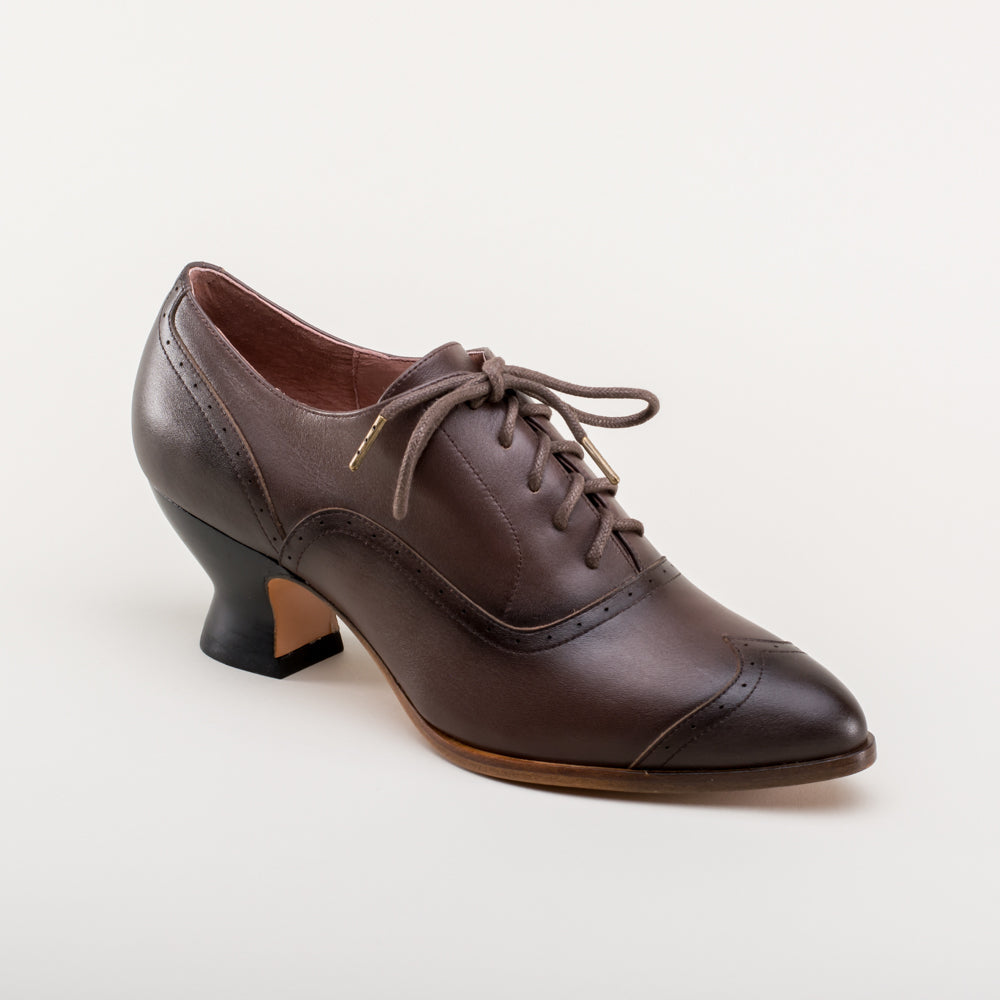 Londoner Women's Edwardian Oxfords (Brown)