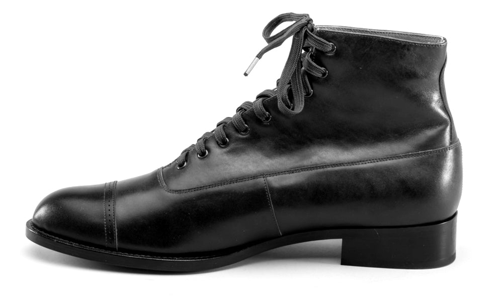 Noble Men's Vintage Lace-Up Boots (Green)