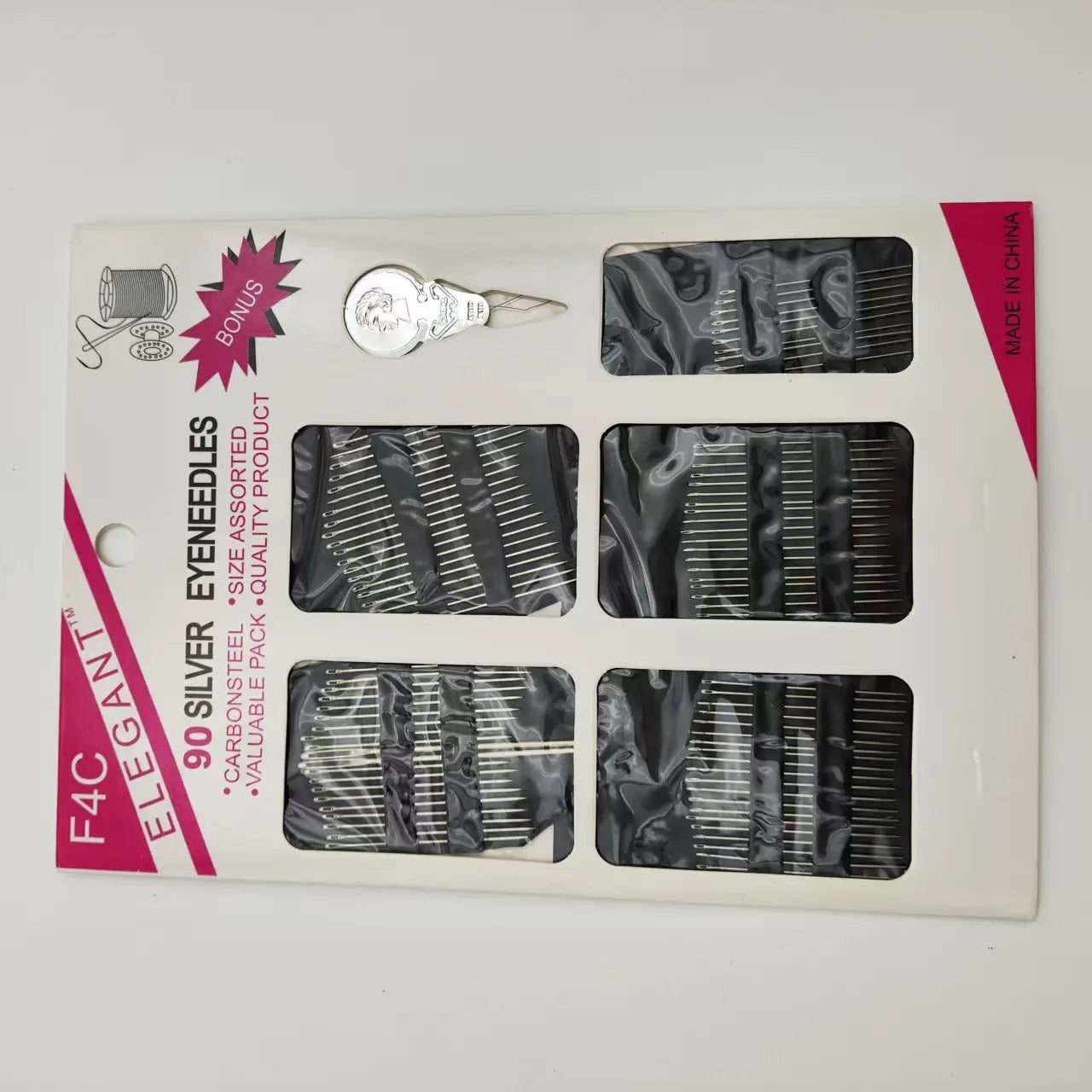 Stainless Steel Big Eye Hand Sewing Needles Set with Different Sizes for Sewing Needlework Embroidery Needles