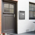Wall Mount Mailbox Lockable Galvanized Iron Letter Post Box
